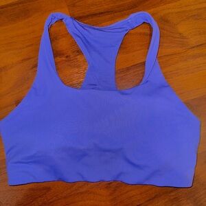 Lululemon Charged Indigo High Support Sports Bra with clasp, size 6